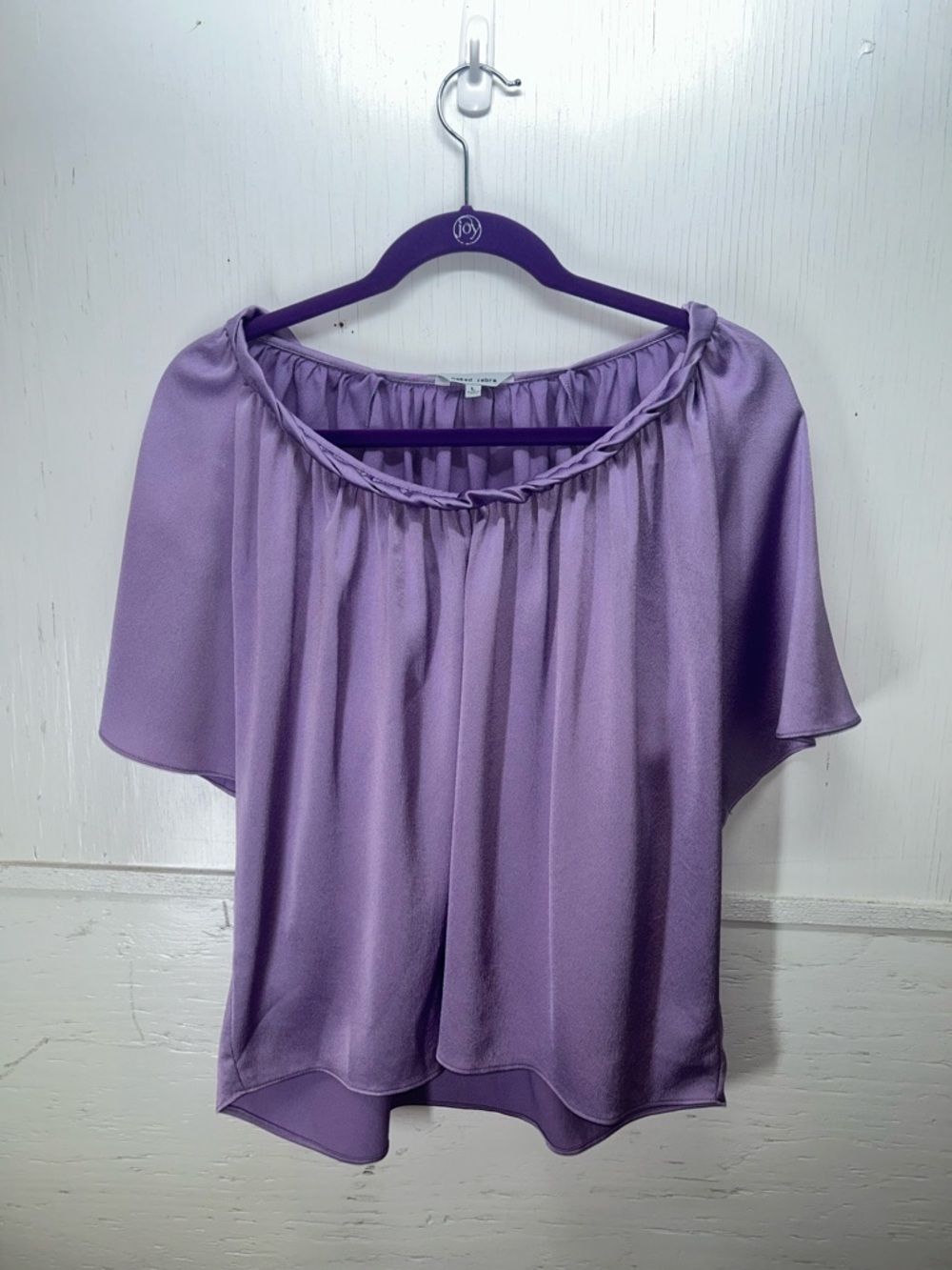 Naked Zebra Lavender Blouse